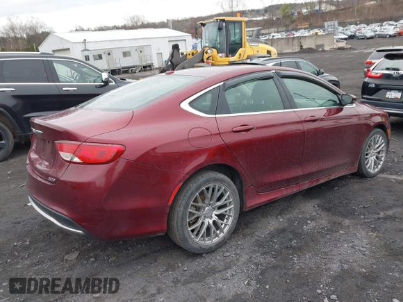 2015 Chrysler 200 Limited with VIN 1C3CCCAB3FN642928, listed as a IAAI auction lot 42005438 with 70,613 mi miles and . Bid and sale history available at DreamBid. Image 4.