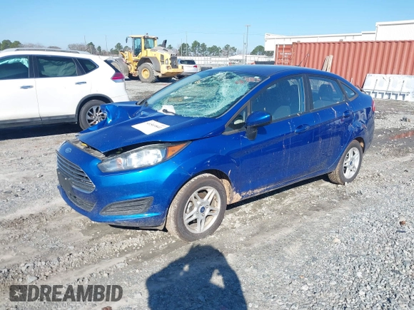 2018 Ford Fiesta SE with VIN 3FADP4BJ4JM135965, listed as a IAAI auction lot 41569841 with 128,347 mi miles. Bid and sale history available at carsss.com. Image 2.