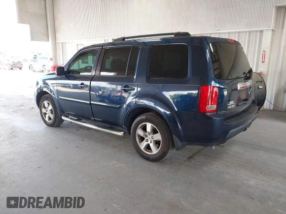 2009 Honda Pilot EX-L with VIN 5FNYF38509B012425, listed as a IAAI auction lot 42588334 with 253,011 mi miles and . Bid and sale history available at DreamBid. Image 3.
