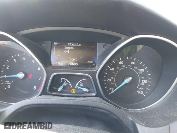 2015 Ford Focus SE with VIN 1FADP3K26FL320689, listed as a IAAI auction lot 42160904 with 95,136 mi miles and . Bid and sale history available at DreamBid. Image 7.