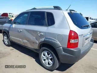2006 Hyundai Tucson GLS with VIN KM8JN12DX6U357128, listed as a IAAI auction lot 41816481 with 212,846 mi miles. Bid and sale history available at carsss.com. Image 3.