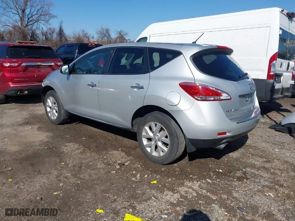 2014 Nissan Murano S with VIN JN8AZ1MW9EW514887, listed as a IAAI auction lot 41530878 with 121,741 mi miles. Bid and sale history available at carsss.com. Image 3.