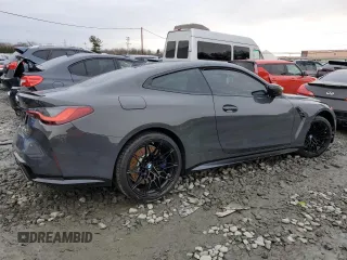 2021 BMW M4 Competition with VIN WBS33AZ0XMCH11542, listed as a Copart auction lot 40417664 with 0 mi miles and Salvage Title. Bid and sale history available at carsss.com. Image 3.