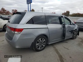 2016 Honda Odyssey Touring Elite with VIN 5FNRL5H99GB060952, listed as a Copart auction lot 78025674 with 139,964 mi miles and Salvage Title. Bid and sale history available at DreamBid. Image 3.