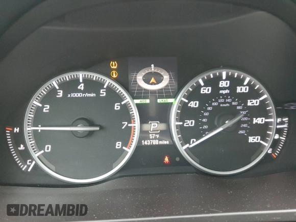 2016 Acura RDX Advance z VIN 5J8TB4H76GL006783, wystawiony jako Copart lot #58701275 z przebiegiem 143 788 mil mil oraz Szkoda całkowita • Salvage title. Historia ofert i sprzedaży dostępna na DreamBid. Obrazek 9.