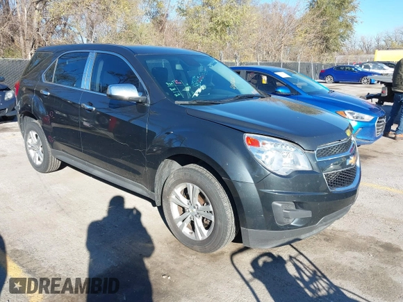 2014 Chevrolet Equinox LS with VIN 2GNFLEEK5E6261476, listed as a IAAI auction lot 40926113 with 127,454 mi miles and . Bid and sale history available at DreamBid. Image 1.