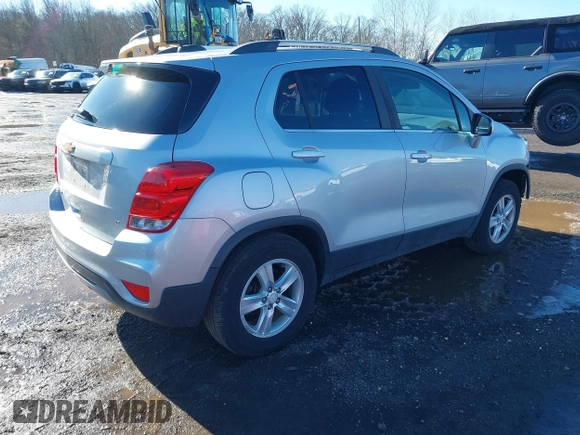 2017 Chevrolet Trax LT with VIN 3GNCJPSB6HL290168, listed as a IAAI auction lot 41586515 with 77,749 mi miles. Bid and sale history available at carsss.com. Image 4.