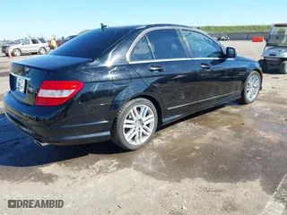 2009 Mercedes-Benz C-Class 3.0L Sport with VIN WDDGF54X29R073645, listed as a IAAI auction lot 41668825 with 143,051 mi miles. Bid and sale history available at carsss.com. Image 4.