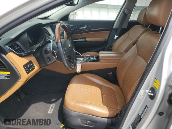 2017 Kia K900 Luxury with VIN KNALU4D36H6035113, listed as a Copart auction lot 52141195 with 92,299 mi miles and Salvage Title. Bid and sale history available at carsss.com. Image 7.