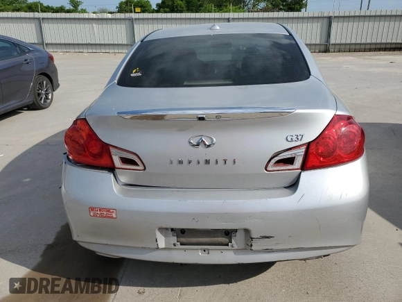 2012 Infiniti G37 Journey with VIN JN1CV6AP0CM932969, listed as a Copart auction lot 53261455 with 168,847 mi miles and Clean Title. Bid and sale history available at DreamBid. Image 6.