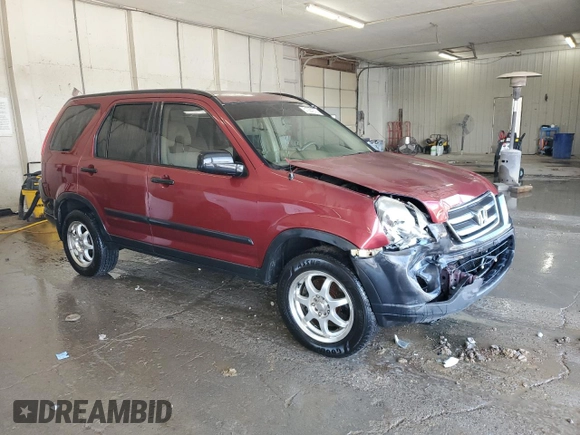 2005 Honda CR-V LX with VIN JHLRD68535C018841, listed as a Copart auction lot 51224075 with 225,761 mi miles and Salvage Title. Bid and sale history available at DreamBid. Image 4.
