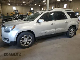 2015 GMC Acadia SLT z VIN 1GKKVRKD7FJ369640, wystawiony jako Copart lot #55702975 z przebiegiem 223 209 mil mil oraz Czysty tytuł • Clean title. Historia ofert i sprzedaży dostępna na DreamBid. Obrazek 1.