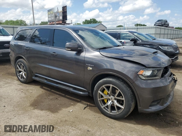 2020 Dodge Durango R/T with VIN 1C4SDJCT6LC130831, listed as a Copart auction lot 53997615 with 82,303 mi miles and Salvage title. Bid and sale history available at DreamBid. Image 4.