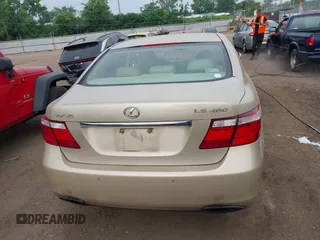 2007 Lexus LS 460 with VIN JTHBL46F775033849, listed as a IAAI auction lot 42426122 with 255,911 mi miles and . Bid and sale history available at DreamBid. Image 17.