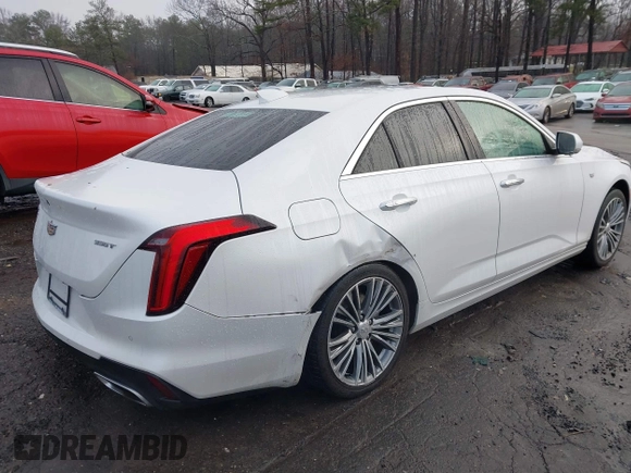 2022 Cadillac CT4 Premium Luxury with VIN 1G6DB5RK4N0114512, listed as a IAAI auction lot 41547950 with 64,882 mi miles. Bid and sale history available at carsss.com. Image 4.