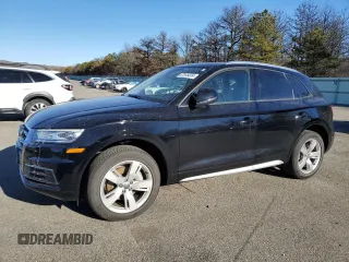 2018 Audi Q5 Premium with VIN WA1ANAFY5J2006403, listed as a Copart auction lot 87045534 with 99,215 mi miles and Salvage title. Bid and sale history available at DreamBid. Image 1.