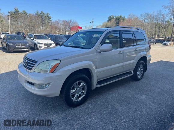 2003 Lexus GX 470 z VIN JTJBT20X830007160, wystawiony jako Copart lot #58235005 z przebiegiem 237 159 mil mil oraz Czysty tytuł • Clean title. Historia ofert i sprzedaży dostępna na DreamBid. Obrazek 2.