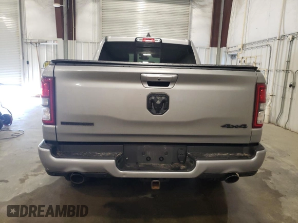 2020 Ram 1500 Big Horn with VIN 1C6SRFFTXLN159366, listed as a Copart auction lot 50233955 with 67,251 mi miles and Salvage Title. Bid and sale history available at carsss.com. Image 6.
