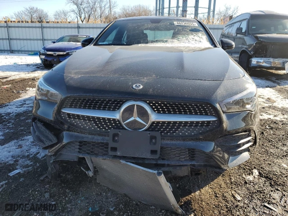 2022 Mercedes-Benz CLA with VIN W1K5J4HB8NN303737, listed as a Copart auction lot 46236655 with 19,770 mi miles and Salvage Title. Bid and sale history available at carsss.com. Image 5.