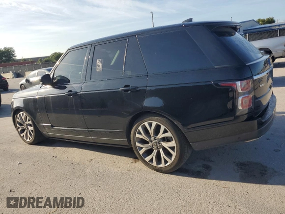2018 Land Rover Range Rover z VIN SALGS2RE1JA393708, wystawiony jako Copart lot #60575295 z przebiegiem 56 903 mil mil oraz Czysty tytuł • Clean title. Historia ofert i sprzedaży dostępna na DreamBid. Obrazek 2.