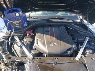 2021 Toyota GR Supra 3.0 with VIN WZ1DB0C03MW044148, listed as a IAAI auction lot 41413627 with 9,590 mi miles. Bid and sale history available at carsss.com. Image 10.