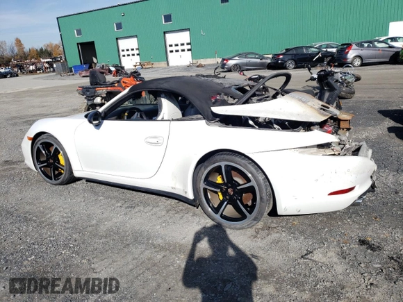 2014 Porsche 911 Carrera S with VIN WP0CB2A94ES155727, listed as a Copart auction lot 77574304 with 1 mi miles and Non Repairable. Bid and sale history available at carsss.com. Image 2.