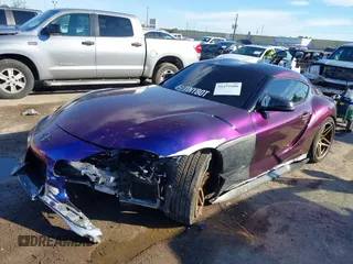 2021 Toyota GR Supra 3.0 with VIN WZ1DB0C03MW040794, listed as a IAAI auction lot 41279108 with 1 mi miles. Bid and sale history available at carsss.com. Image 2.