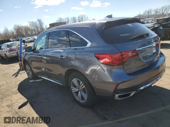 2020 Acura MDX with VIN 5J8YD4H34LL041619, listed as a Copart auction lot 50022165 with 77,188 mi miles and Salvage Title. Bid and sale history available at carsss.com. Image 2.