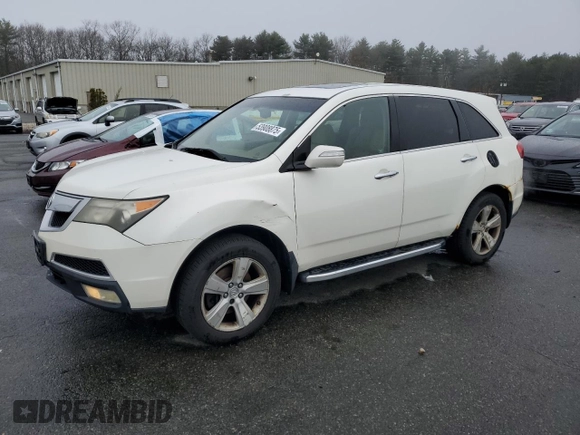 2010 Acura MDX Technology with VIN 2HNYD2H41AH502663, listed as a Copart auction lot 53908875 with 250,422 mi miles and Clean Title. Bid and sale history available at DreamBid. Image 1.