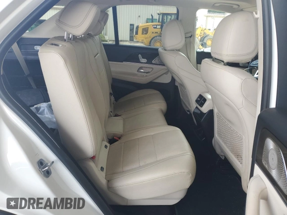 2022 Mercedes-Benz GLE 350 with VIN 4JGFB4JE6NA736203, listed as a Copart auction lot 62463835 with 56,676 mi miles and Salvage title. Bid and sale history available at DreamBid. Image 10.
