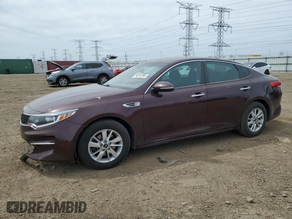 2017 Kia Optima LX z VIN 5XXGT4L32HG166565, wystawiony jako Copart lot #54510785 z przebiegiem 78 531 mil mil oraz Szkoda całkowita • Salvage title. Historia ofert i sprzedaży dostępna na DreamBid. Obrazek 1.