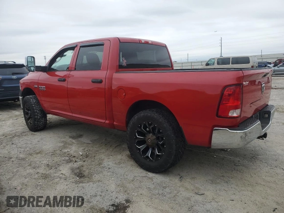 2017 Ram 1500 Express with VIN 3C6RR6KT2HG521212, listed as a Copart auction lot 41806575 with 112,755 mi miles and Salvage title. Bid and sale history available at DreamBid. Image 2.