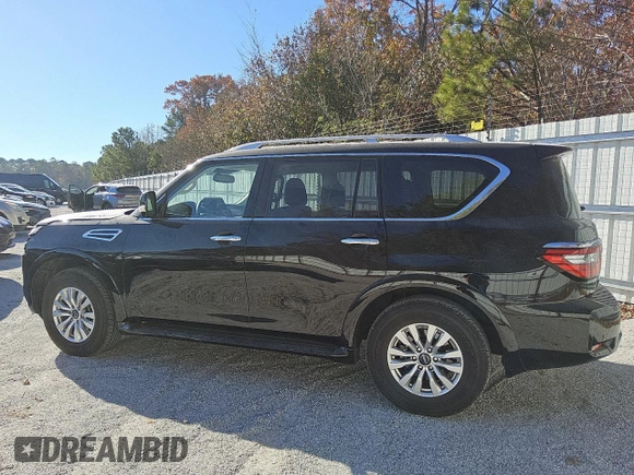2024 Nissan Armada SV with VIN JN8AY2AC3R9196904, listed as a Copart auction lot 83995844 with 8,688 mi miles and Clean Title. Bid and sale history available at carsss.com. Image 2.