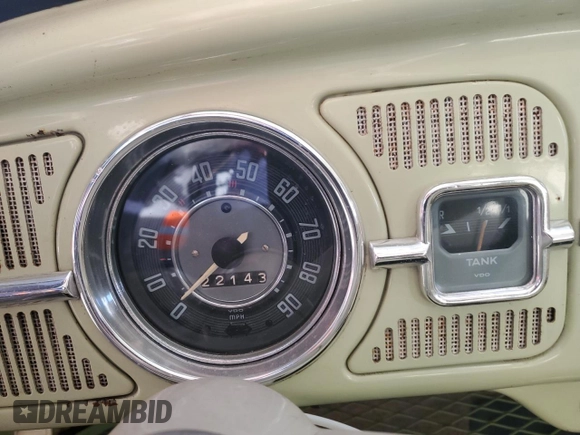 1963 Volkswagen Beetle with VIN 5519054, listed as a Copart auction lot 82122814 with 22,143 mi miles and Clean Title. Bid and sale history available at DreamBid. Image 9.