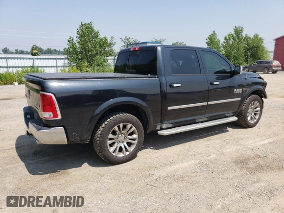2015 Ram 1500 Laramie Longhorn with VIN 1C6RR7PM7FS712587, listed as a Copart auction lot 64601815 with 188,245 mi miles and Salvage title. Bid and sale history available at DreamBid. Image 3.