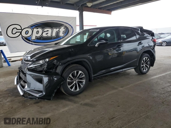2021 Lexus RX 350 with VIN 2T2AZMDA2MC303342, listed as a Copart auction lot 60886365 with 116,172 mi miles and Salvage title. Bid and sale history available at DreamBid. Image 1.