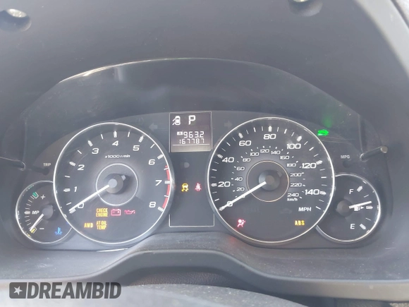 2012 Subaru Outback Prem with VIN 4S4BRBCC2C3301920, listed as a IAAI auction lot 42226324 with 167,787 mi miles and . Bid and sale history available at DreamBid. Image 7.