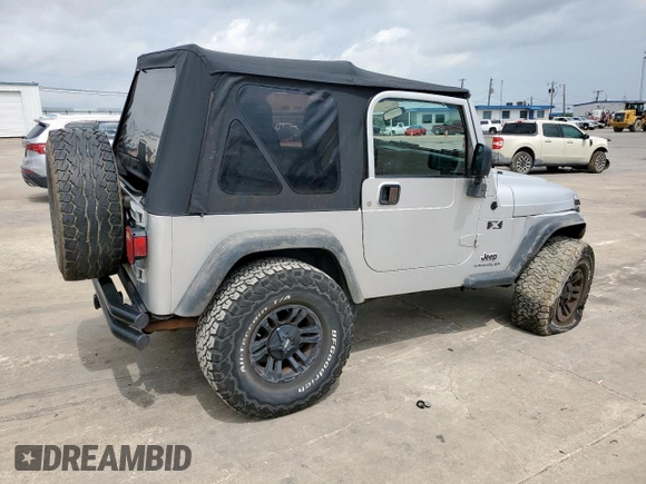 2004 Jeep Wrangler X z VIN 1J4FA39S34P702186, wystawiony jako Copart lot #59561675 z przebiegiem 202 214 mil mil oraz Szkoda całkowita • Salvage title. Historia ofert i sprzedaży dostępna na DreamBid. Obrazek 3.