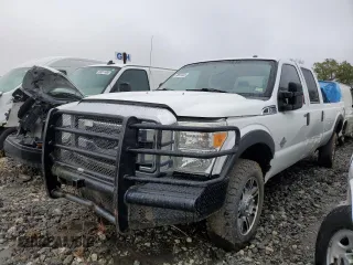 2015 Ford F-350 Platinum with VIN 1FT8W3BT6FEB33299, listed as a Copart auction lot 50823435 with 147,533 mi miles and Salvage Title. Bid and sale history available at DreamBid. Image 1.