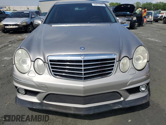 2005 Mercedes-Benz E-Class 5.5L AMG with VIN WDBUF76J15A768563, listed as a Copart auction lot 54874585 with 108,952 mi miles and Salvage Title. Bid and sale history available at carsss.com. Image 5.