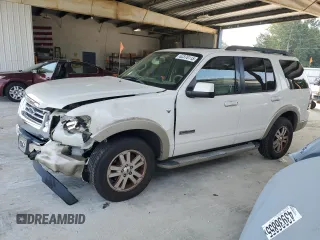 2008 Ford Explorer Eddie Bauer with VIN 1FMEU74858UA26435, listed as a Copart auction lot 62370115 with 176,779 mi miles and Salvage title. Bid and sale history available at DreamBid. Image 1.