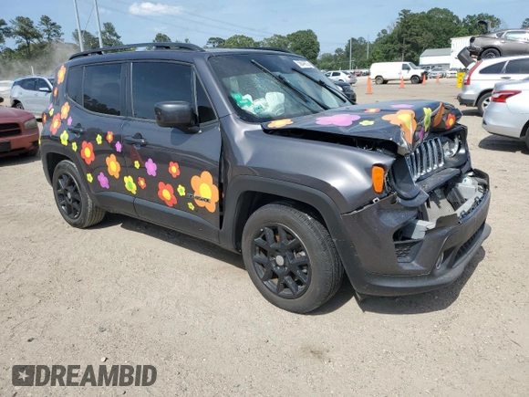 2020 Jeep Renegade Latitude with VIN ZACNJABBXLPM04037, listed as a Copart auction lot 56849225 with 30,738 mi miles and Salvage title. Bid and sale history available at DreamBid. Image 4.