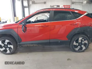 2025 Hyundai Kona Limited with VIN KM8HECA30SU187116, listed as a IAAI auction lot 42447030 with 2,805 mi miles and . Bid and sale history available at DreamBid. Image 14.
