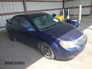 2009 Kia Spectra LX with VIN KNAFE221795636313, listed as a IAAI auction lot 42497738 with 161,655 mi miles and . Bid and sale history available at DreamBid. Image 1.