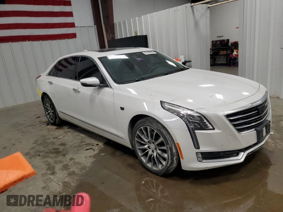2016 Cadillac CT6 Luxury AWD with VIN 1G6KD5RS1GU159145, listed as a Copart auction lot 42190595 with 89,166 mi miles and Salvage title. Bid and sale history available at DreamBid. Image 4.