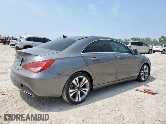2019 Mercedes-Benz CLA 250 with VIN WDDSJ4EB4KN776778, listed as a Copart auction lot 57354645 with 124,800 mi miles and Salvage title. Bid and sale history available at DreamBid. Image 3.