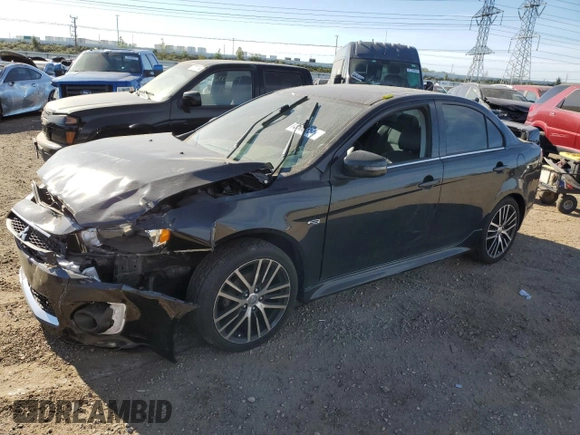 2017 Mitsubishi Lancer ES with VIN JA32V2FW7HU002266, listed as a Copart auction lot 73500354 with 87,114 mi miles and Salvage Title. Bid and sale history available at carsss.com. Image 1.