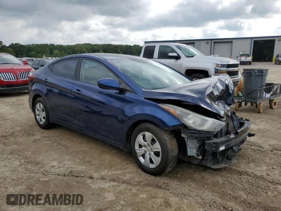 2016 Hyundai Elantra SE z VIN 5NPDH4AE7GH764131, wystawiony jako Copart lot #56663305 z przebiegiem 136 123 mil mil oraz Szkoda całkowita • Salvage title. Historia ofert i sprzedaży dostępna na DreamBid. Obrazek 4.