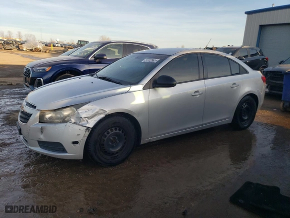 2013 Chevrolet Cruze LS with VIN 1G1PA5SH0D7254373, listed as a Copart auction lot 48384255 with 147,351 mi miles and Clean Title. Bid and sale history available at carsss.com. Image 1.