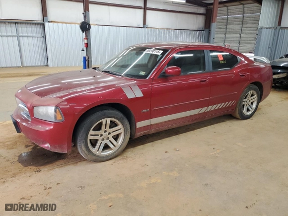 2006 Dodge Charger R/T with VIN 2B3KA53H66H166386, listed as a Copart auction lot 49290145 with 0 mi miles and Clean Title. Bid and sale history available at carsss.com. Image 1.